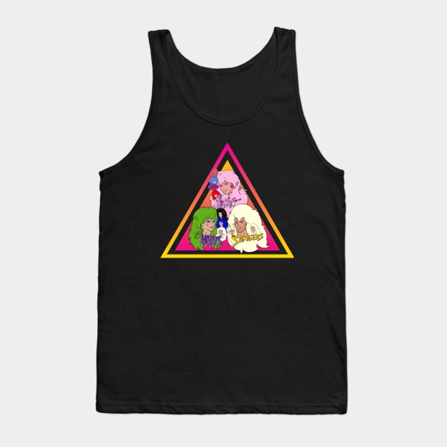 Jem and the Holograms + The Misfits + The Stingers by BraePrint Tank Top by Braeprint